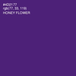 #4D2177 - Honey Flower Color Image